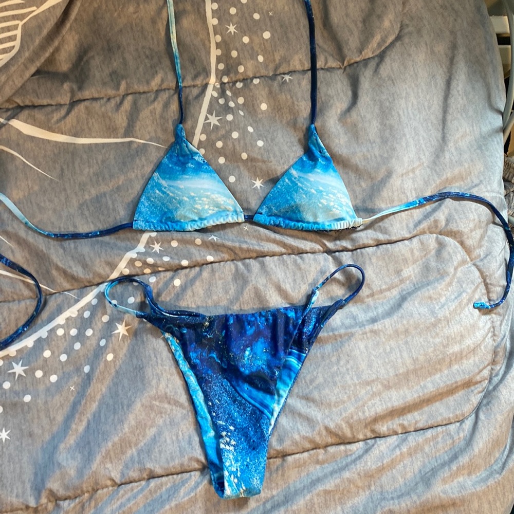 Galaxy Bikini Set with Sarong